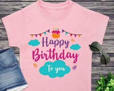 Happy Birthday To You SVG, Birthday SVG, Birthday Shirt SVG, Decals And Stickers, Cricut Files, Digital Download