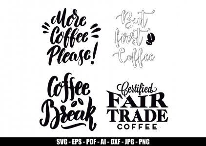 Beverages SVG, Coffee SVG, Decals And Stickers, Tshirt Designs, Decals And Stickers, Cricut Files, Instant Download