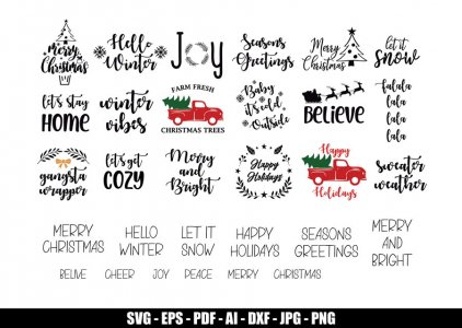 Christmas And Holidays SVG, SVGs, Merry Christmas, Winter SVG, Celebrating Christmas, Christmas Clip Arts, Cozy And Bright Christmas, Cricut Files, Decals And Stickers, Instant Download