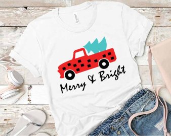 Merry and bright svg, Merry and bright cut file, Merry and bright clip art, Merry svg, Christmas svg, Cricut Files, Silhouette Files, Digital Download
