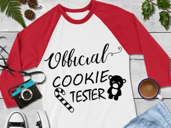 Official Cookie Tester SVG, Christmas SVG, Holiday SVG, Cookie Clip Art, Cricut Files, Silhouette Files, Digital Download