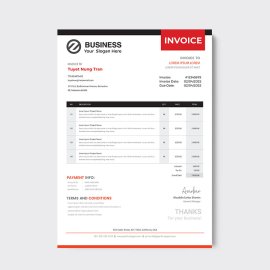 Simple invoice template