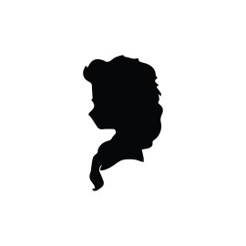 Frozen Elsa disney silhouette vector