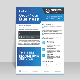 Simple business free flyer
