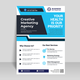 professional modern digital flyer template