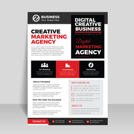 Premium business flyer for free