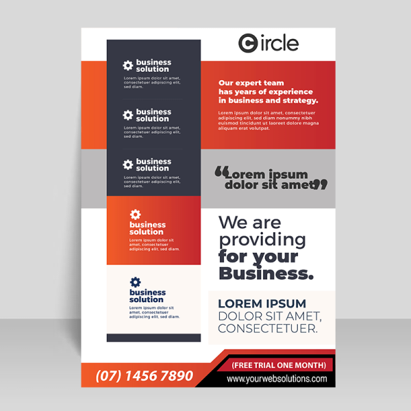 Flyer Examples Colorful Colorful flyer ready to print - freepng