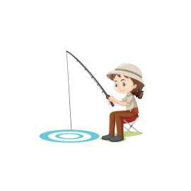 Cute girl illustration vector png