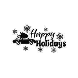 Happy holidays Christmas vector illustration vector