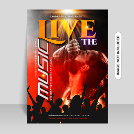 Banner for music festival, Music festival poster eps