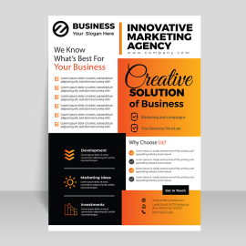 Yellow black vector template for free