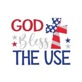God bless the use vector handmade lettering