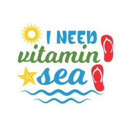 I need vitamin sea summer vacation handmade lettering png