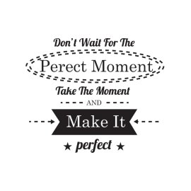 Inspirational quote vector