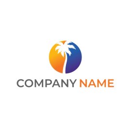 Palm icon png vector colorful graphic for business purpose
