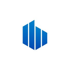 Real Estate PNG Buildings PNG Blue Color Cube Vector