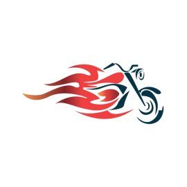 Bike PNG Hot Flames Bike Abstract Vector Hot Bike Icon Vector