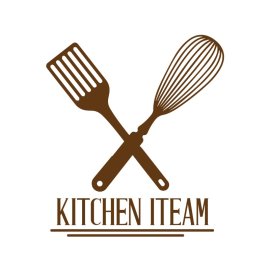Kitchen Items PNG Brown Kitchen Spoon Spatula Design Vector