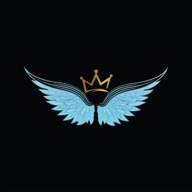 Angel Wings With Crown PNG Golden Crown Vector