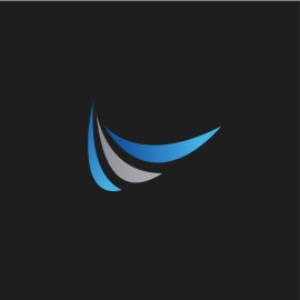 Free Gradient Vector Abstract Wings Flat Icon Design