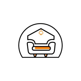 Free PNG Vector Of Couch Flat Icon Vector