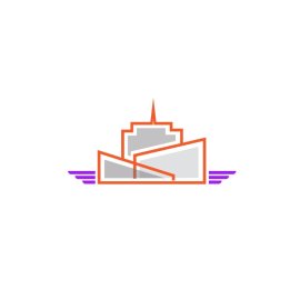 Free PNG Vector Wearhouse Or Factory Flat Icon Design