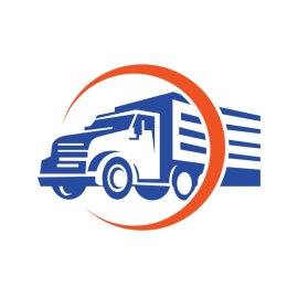 Truck PNG Blue Abstract Blue Truck Vector