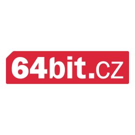 64bit.cz Logo Vector PNG | Bold Tech-Focused Wordmark 