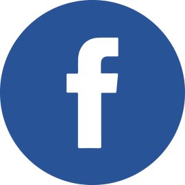 Facebook Icon Circle Logo Vector PNG | Classic Facebook 