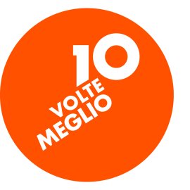 10 Volte Meglio Logo Vector PNG | Minimalist Circular Emblem 