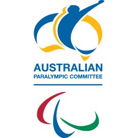 Australian Paralympic Committee Logo Vector PNG | Dynamic athlete silhouette in motion 