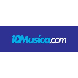 10Musica.com Modern Wordmark Logo | Bold Streaming-Inspired Brand Emblem 