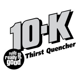 10-K Thirst Quencher Logo Vector | Bold Hydration Brand Emblem 