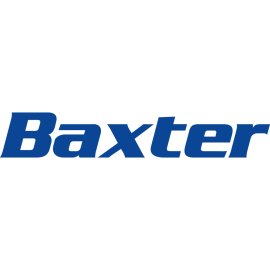 Baxter logo vector PNG | Baxter wordmark in bold blue typography 