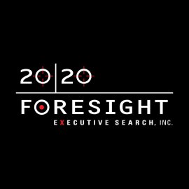 20/20 Foresight Executive Search Logo | Precision Talent Acquisition Emblem 