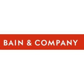 Bain & Company Logo Vector PNG | Minimalist Red Wordmark for Global Consulting Brand 