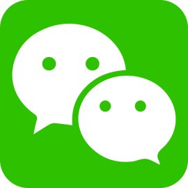 Wechat Logo Vector Png | Dual Speech Bubble Icon 