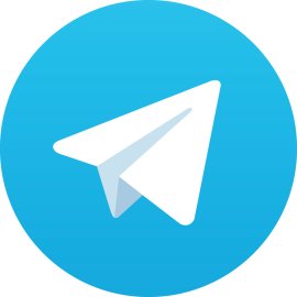 Telegram Logo Vector PNG | Minimal paper plane icon 