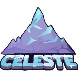 Celeste Game Logo Vector PNG | Celeste Mountain Emblem 