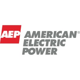 AEP American Electric Power logo vector|AEP bold red square emblem