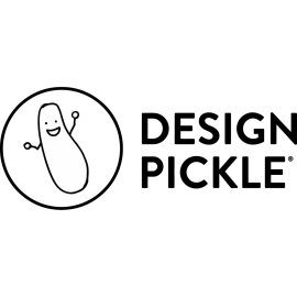 Design Pickle Logo Vector PNG | Playful creative services emblem 