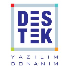 Destek Logo Vector PNG | Modern Turkish technology identity 