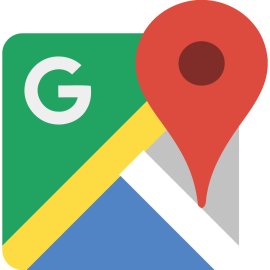 New Google Maps Icon Logo Vector Png | Modern navigation pin and map tile symbol 