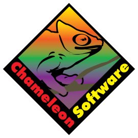 Chameleon Software Logo Vector PNG | Vibrant Gradient Chameleon Brand Mark 