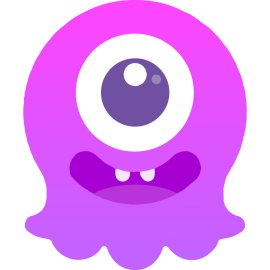 Chamet Logo Vector PNG | Cute Cyclops Mascot Icon 