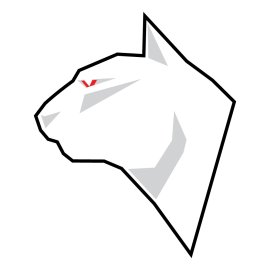Photoshop CS6 Logo Vector PNG | Minimalist feline emblem 