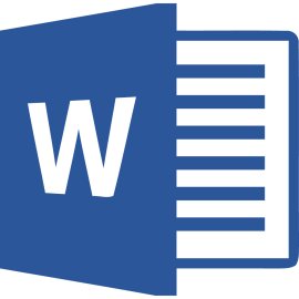 Microsoft Word Logo Vector PNG | Modern document creation icon 