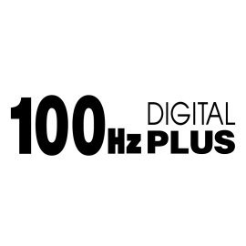 100 Hz Digital Plus Logo Vector PNG | High Refresh Rate Display Emblem 