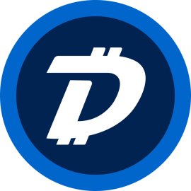 Digibyte Official Emblem | DigiByte Cryptocurrency Logo Icon 