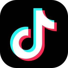 TikTok App Icon Logo Vector PNG | TikTok Musical Note Emblem 